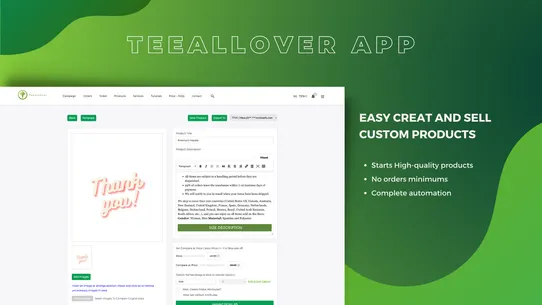 TeeAllover screenshot