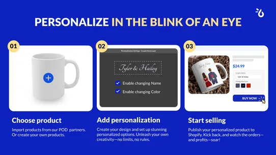 Teeinblue Product Personalizer screenshot