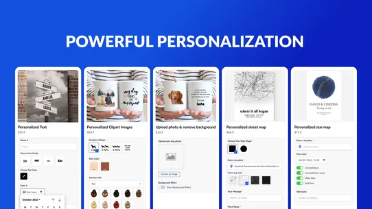 Teeinblue Product Personalizer screenshot