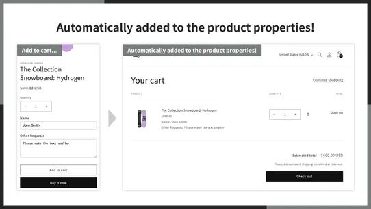 UR: Product Name Options｜Gift screenshot