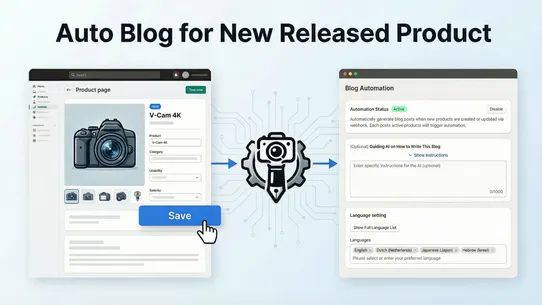Vtober: AI SEO Blog Automation screenshot