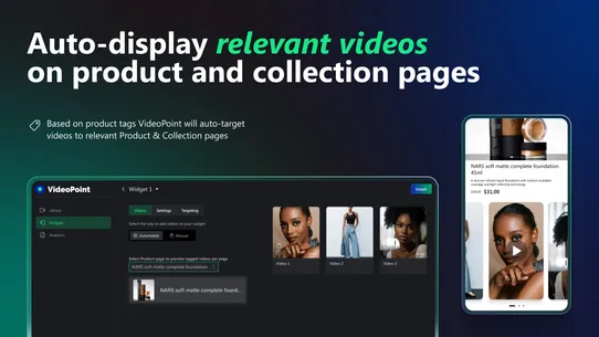 VideoPoint Shoppable Video UGC screenshot