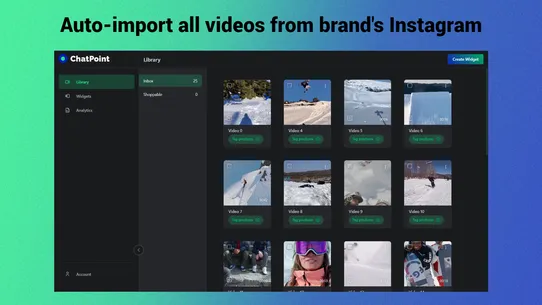 Shoppable Video Reels Stories screenshot