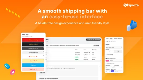 ShipWize: FreeShip Bar Builder screenshot