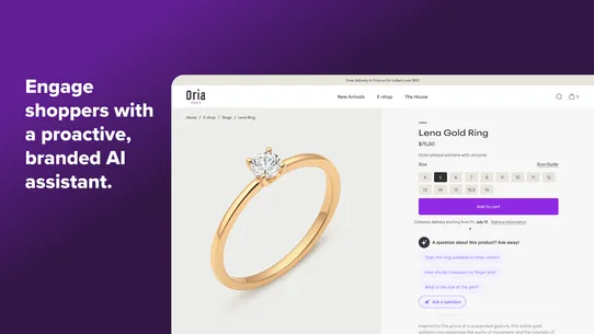 iAdvize: AI Shopping Assistant screenshot