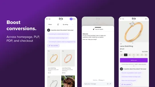 iAdvize: AI Shopping Assistant screenshot