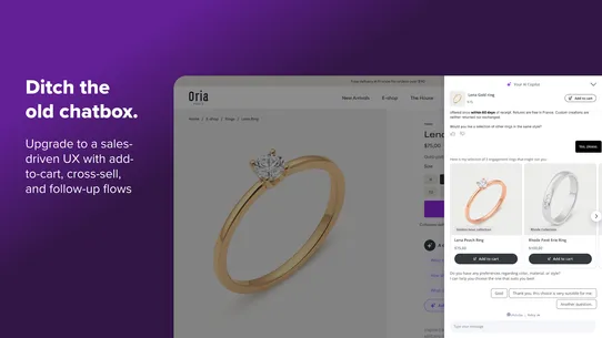 iAdvize: AI Shopping Assistant screenshot