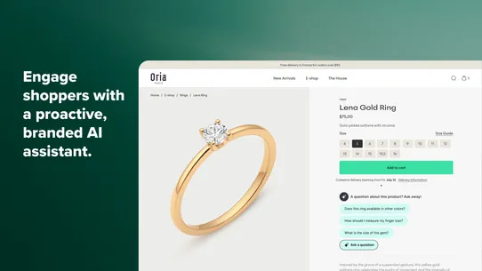 iAdvize: AI Shopping Assistant screenshot