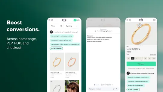 iAdvize: AI Shopping Assistant screenshot