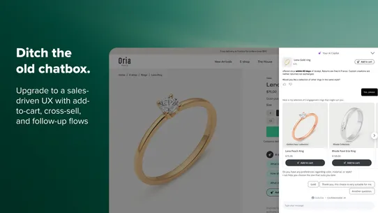 iAdvize: AI Shopping Assistant screenshot