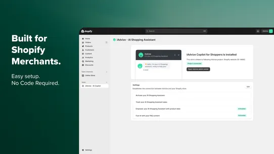 iAdvize: AI Shopping Assistant screenshot