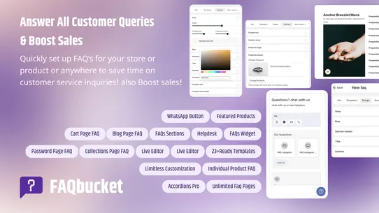 FAQbucket: Product FAQ &amp; Page screenshot