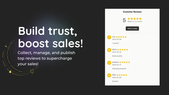 Star Product Reviews screenshot