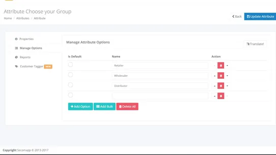 SmartCA: Customer Attribute screenshot