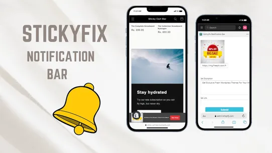 Stickyfix Notification Bar screenshot