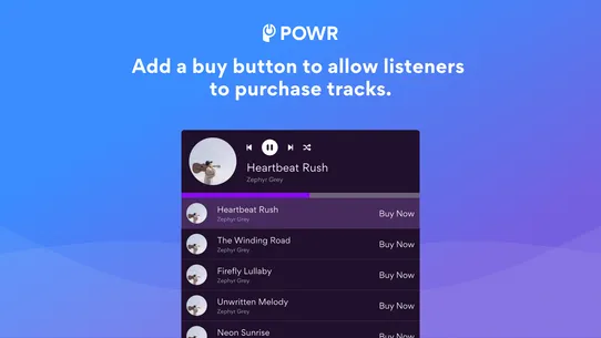 POWR: MP3 Music Player Audio screenshot