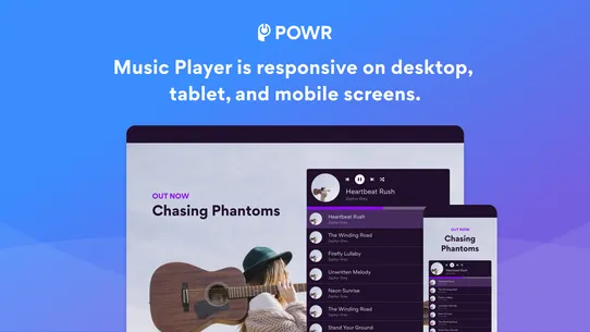 POWR: MP3 Music Player Audio screenshot