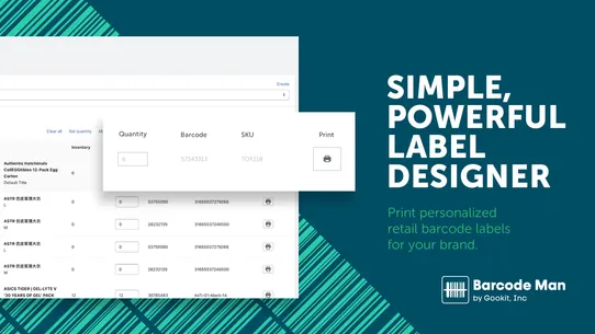 Barcode Man: Label Printing screenshot