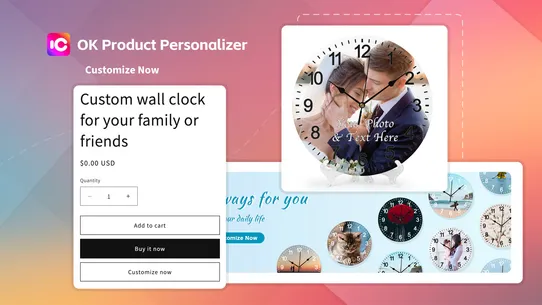 OK Product Personalizer screenshot