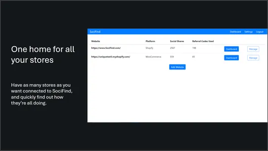 SociFind: Share Analysis screenshot