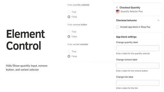 Quantity Selector Plus screenshot