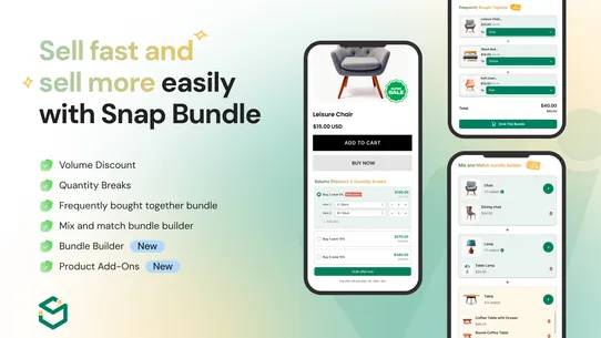 Snap Volume Discounts Bundle screenshot