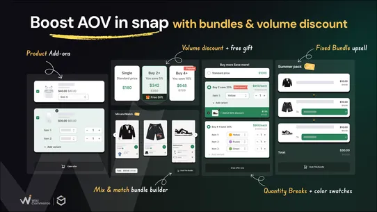Snap Bundles Volume Discounts screenshot