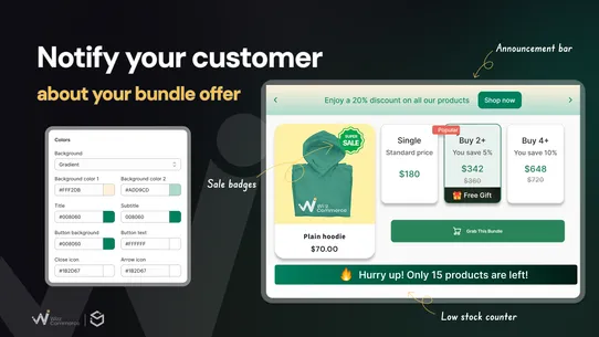 Snap Bundles Volume Discounts screenshot