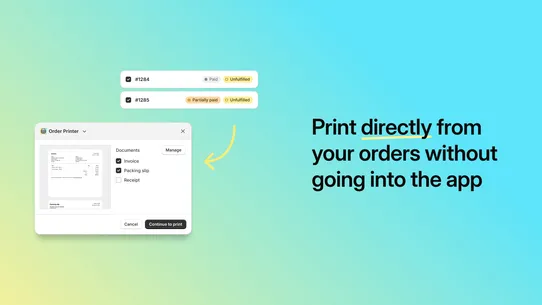 Shopify Order Printer screenshot