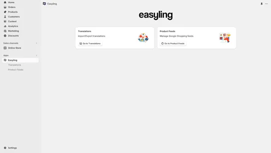 Easyling screenshot