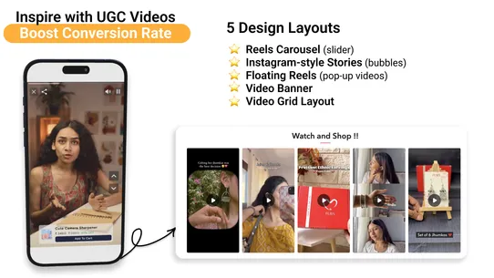 Insta Shoppable Video Sliders screenshot