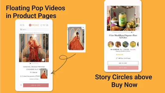 Vizup Shoppable Videos Slider screenshot
