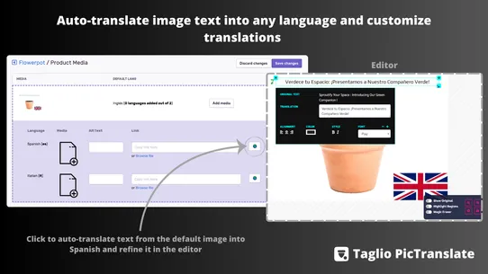 Taglio PicTranslate screenshot