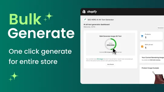 SEO HERO AI Alt Text Generator screenshot