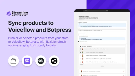 Streamline: Voiceflow Botpress screenshot