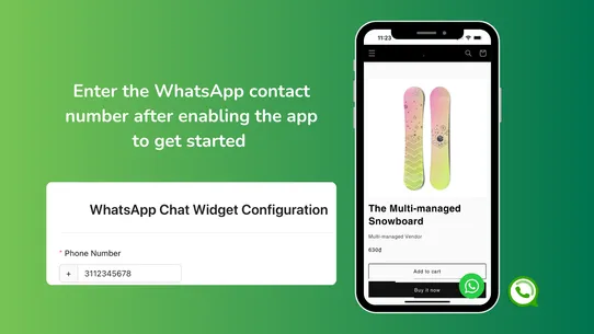 TEQIE Whatsapp Button screenshot