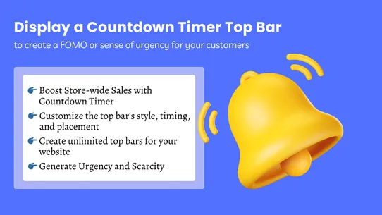 WT‑ Top Bar ‑ Countdown Timer screenshot