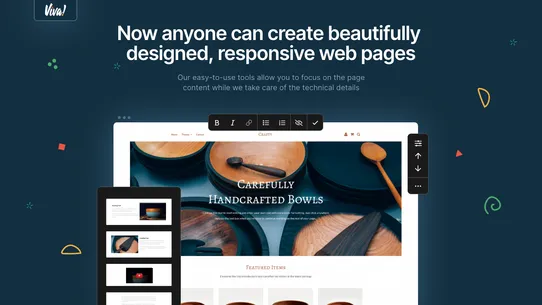 Viva Page Builder screenshot