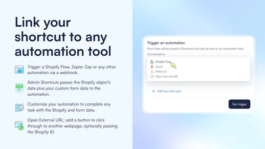 Admin Shortcuts screenshot