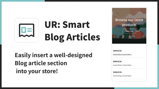 UR: Smart Blog Articles screenshot