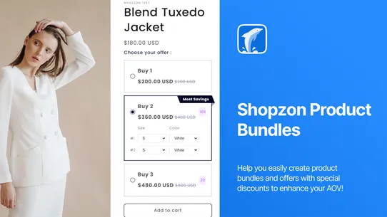 Shopzon Product Bundles screenshot