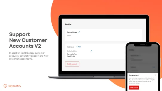 Bayanatify ‑ Delete Accounts screenshot