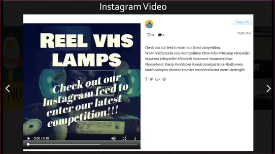 Instagram Feed Instafeed RPTR screenshot