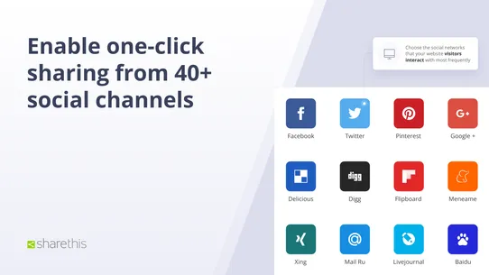 ShareThis Share Buttons screenshot