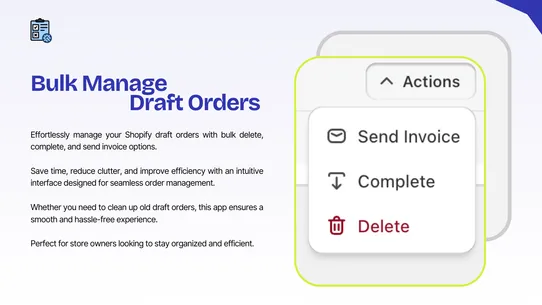 DEL ‑ Bulk Manage Orders screenshot