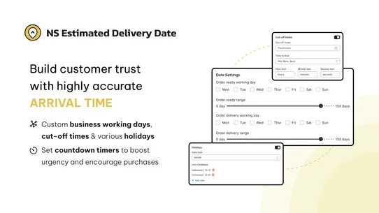 NS Estimated Delivery Date screenshot