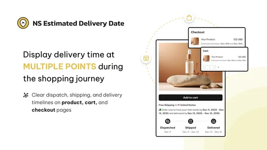 NS Estimated Delivery Date screenshot