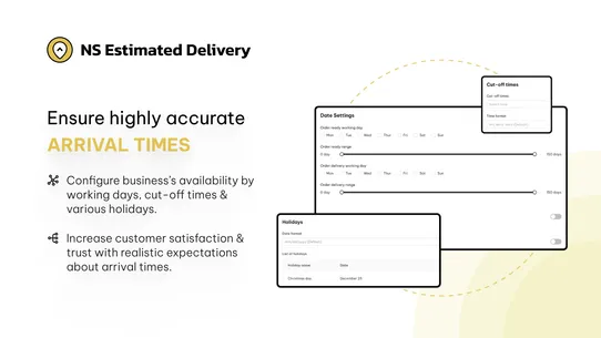 NS Estimated Delivery Date screenshot