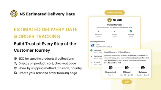 NS Estimated Delivery Date screenshot