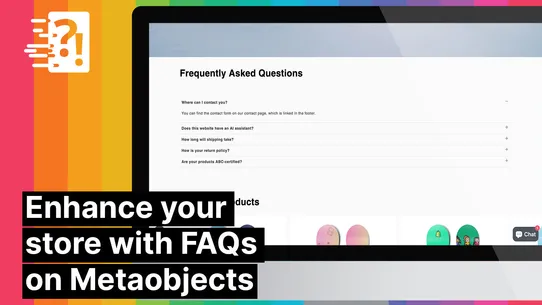 FAQs on Metaobjects screenshot